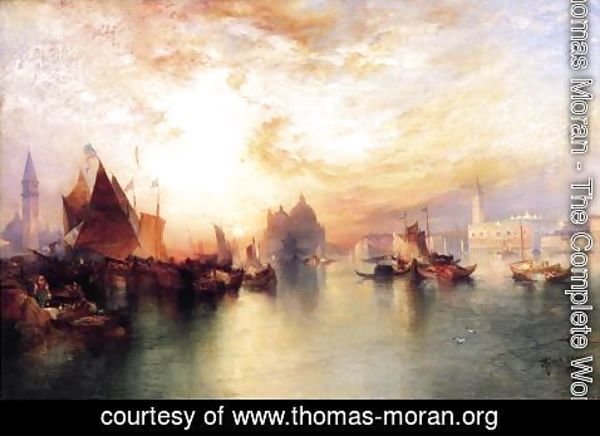 Thomas Moran - Venice, from near San Giorgio