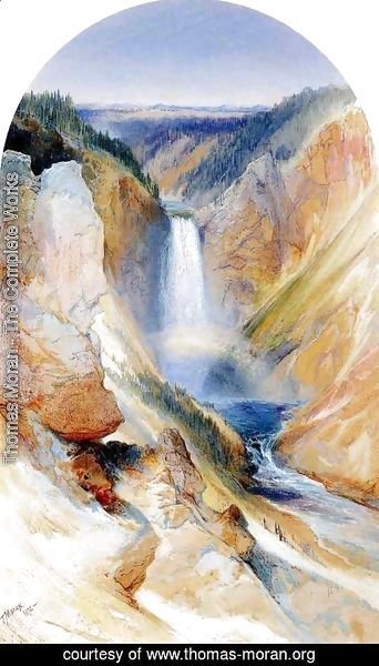Thomas Moran - Wyoming Fall, Yellowstone River