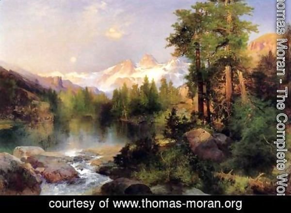 Thomas Moran - The Three Tetons