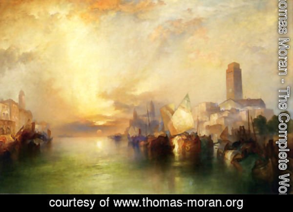 Thomas Moran - View of Venice III