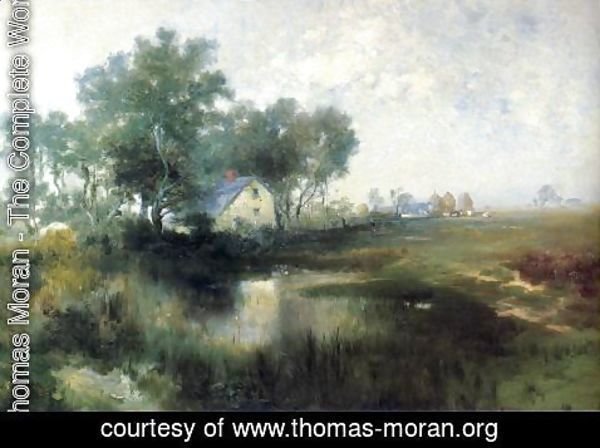 Thomas Moran - Misty Morning, Appaquogue