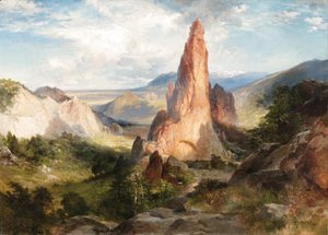 Thomas Moran - Glen Eyrie, Garden of the Gods, Colorado