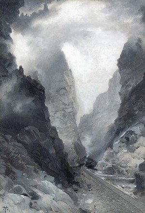 Thomas Moran - Royal Gorge-Colorado
