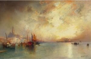 Thomas Moran - View Of Venice 3