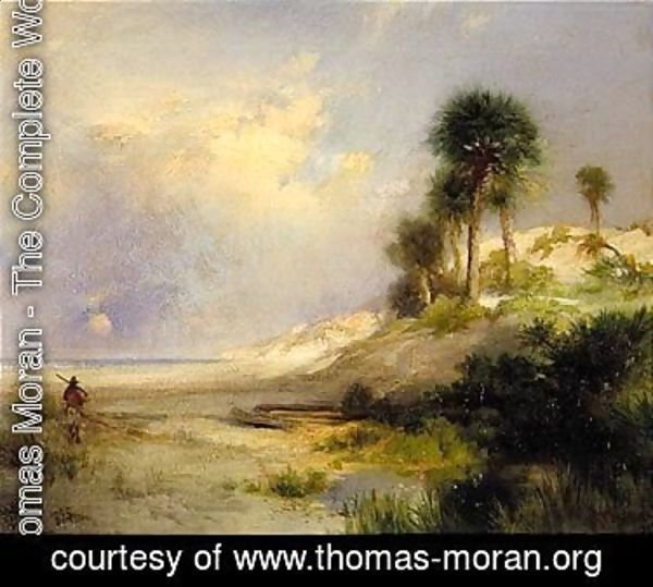 Thomas Moran - Fort St. George Island, Florida 1892