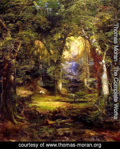Thomas Moran - woodland_temple