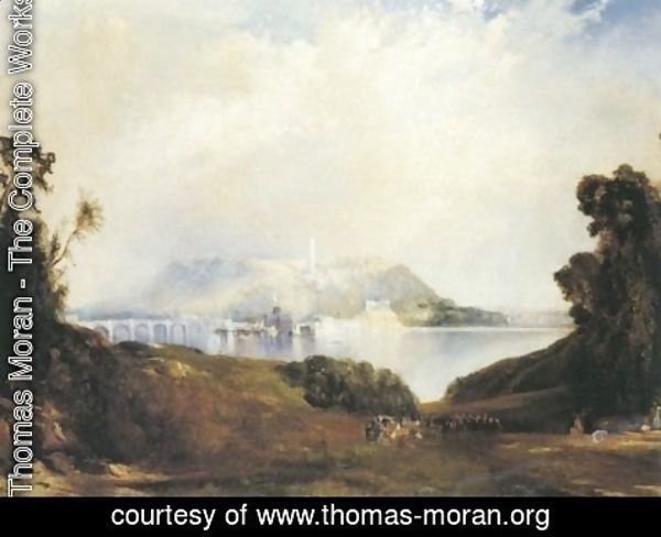 Thomas Moran - Fairmount Waterworks Philadelphia