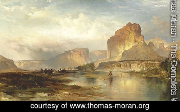 Thomas Moran - Cliffs of Green River