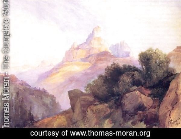 Thomas Moran - Cathedral Rock1902
