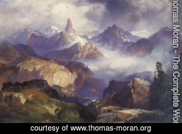 Thomas Moran - Index Peak Near Red Lodge 1914