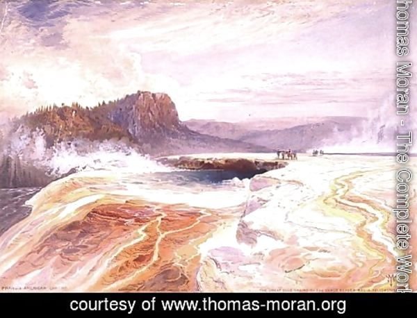 Thomas Moran - The Great Blue Spring of the Lower Geyser Basin, Yellowstone