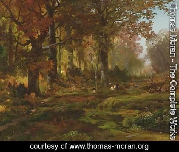 Thomas Moran - Nutting, Autumn
