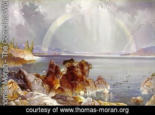 Thomas Moran - Yellowstone Lake, 1875