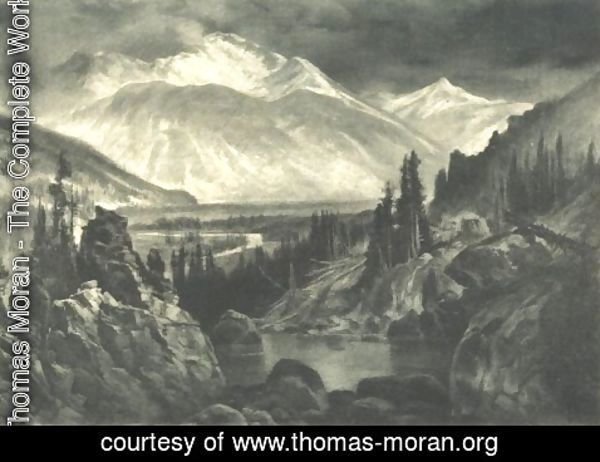 Thomas Moran - Sultan Mountain Baker's park