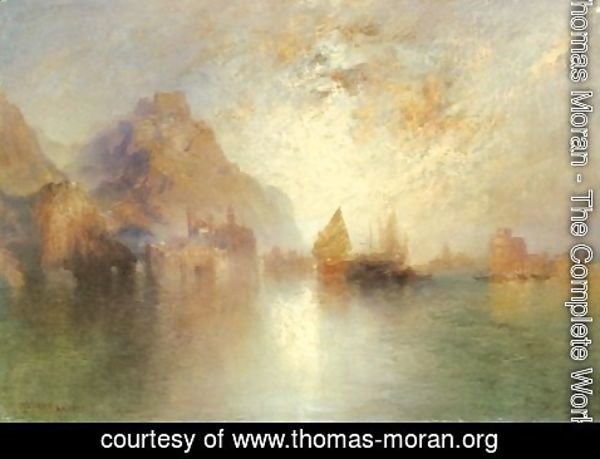 Thomas Moran - From The Arabian Nights 1892