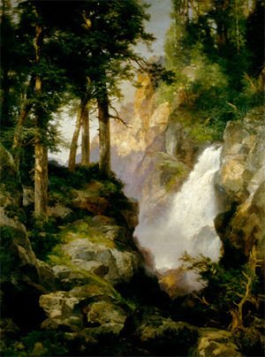 Thomas Moran - Falls at Toltec Gorge, 1913