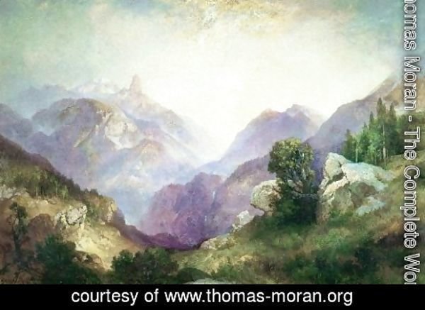 Thomas Moran - Index Peak 1918