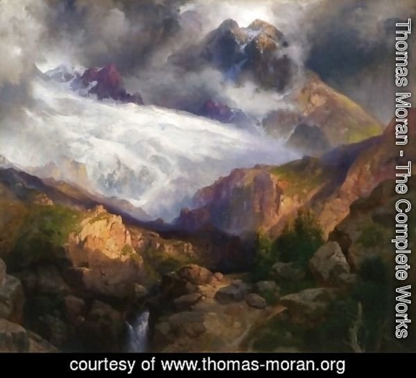 Thomas Moran - The Eternal Snows of Mt. Moran