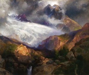 Thomas Moran - The Eternal Snows of Mt. Moran