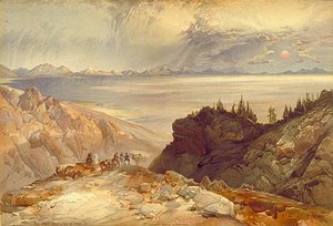 Thomas Moran - The Great Salt Lake of Utah, 1874