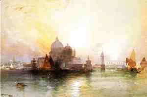 Thomas Moran - A View Of Venice