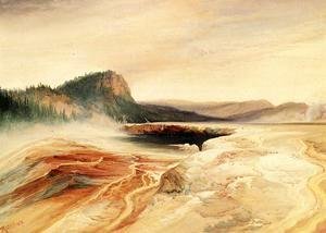 Thomas Moran - Giant Blue Spring  Yellowstone2