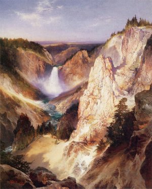 Thomas Moran - Great Falls Of Yellowstone