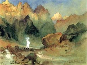 Thomas Moran - In The Lava Beds