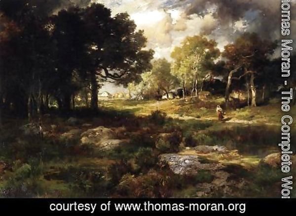 Thomas Moran - Romantic Landscape
