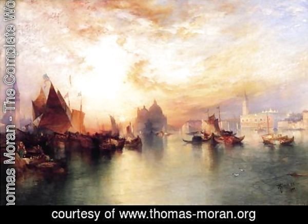 Thomas Moran - Venice  From Near San Giorgio