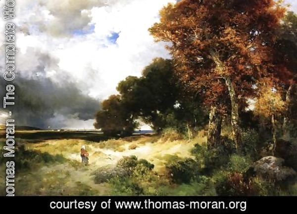 Thomas Moran - Autumn, Peconic Bay, Long Island