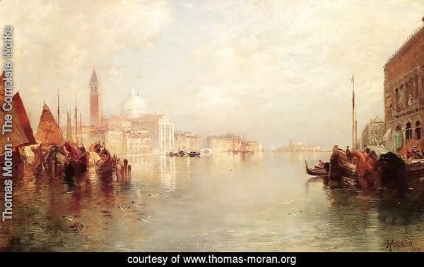 Thomas Moran The Grand Canal I Painting Reproduction | thomas-moran.org