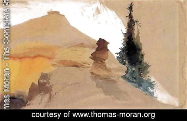 Thomas Moran - Sand in the Canyon
