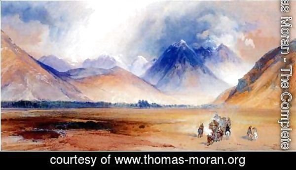 Thomas Moran - The Yellowstone Range, near the Crow Mission