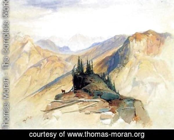 Thomas Moran - The Yellowstone Range, near Fort Ellis