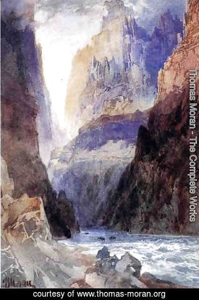 Thomas Moran - Zion Canyon