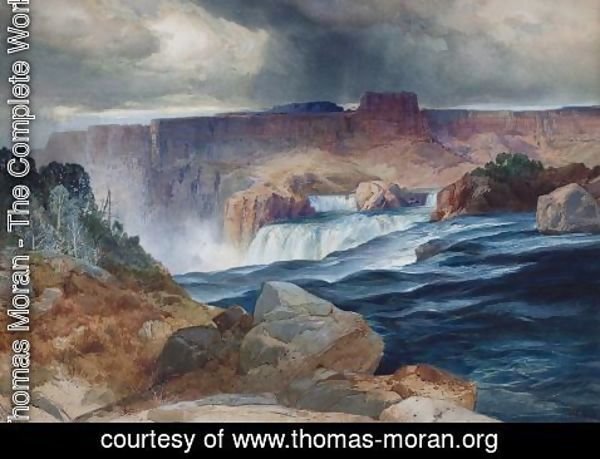 Thomas Moran - Shoshone Falls, Idaho