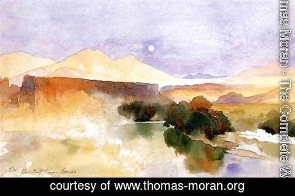 Thomas Moran - Portneuf Canyon, Idaho