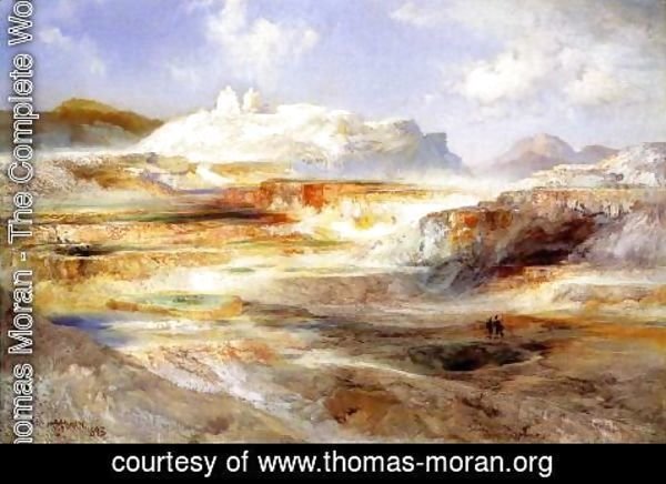 Thomas Moran - Jupiter Terrace, Yellowstone