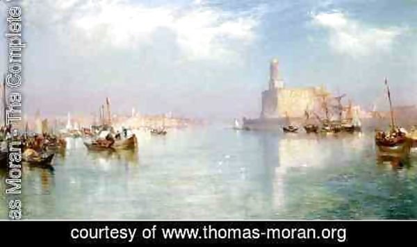 Thomas Moran - Vera Cruz Harbor