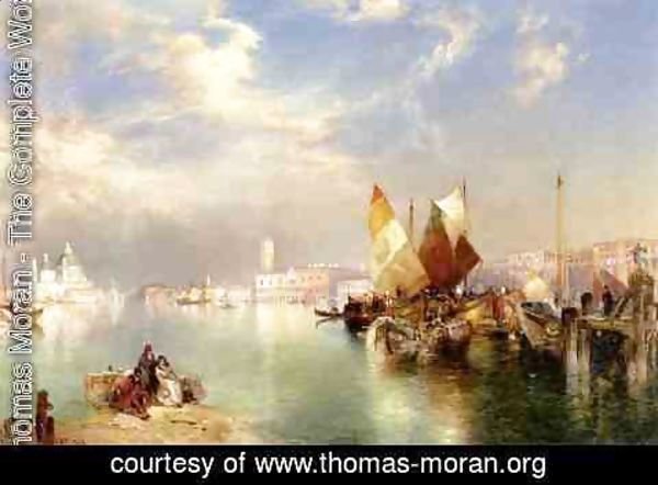 Thomas Moran - Venice, The Little Bridge
