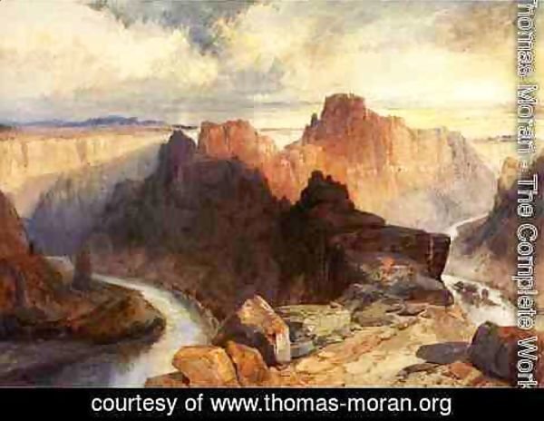 Thomas Moran - Summer, Amphitheatre, Colorado River, Utah Territory