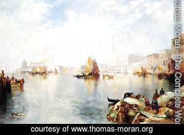 Thomas Moran - Venetian Grand Canal