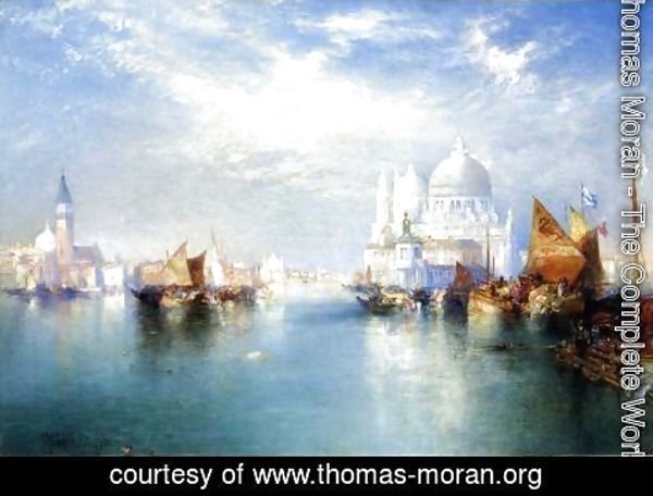 Thomas Moran - Venetian Canal Scene I