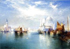 Thomas Moran - Venetian Canal Scene I