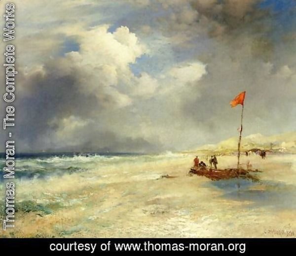 Thomas Moran - East Hampton Beach I