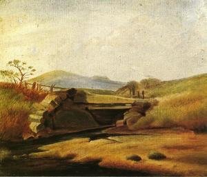 Thomas Moran - Landscape after Second Lesson with Edward Moran