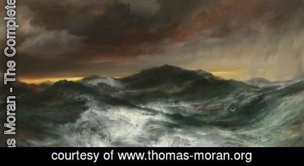 Thomas Moran - Norther in the Gulf of Mexico