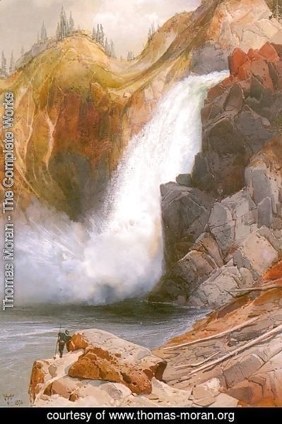 Thomas Moran - Upper Falls, Yellowstone