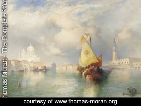 Thomas Moran - A View of the Doge's Palace